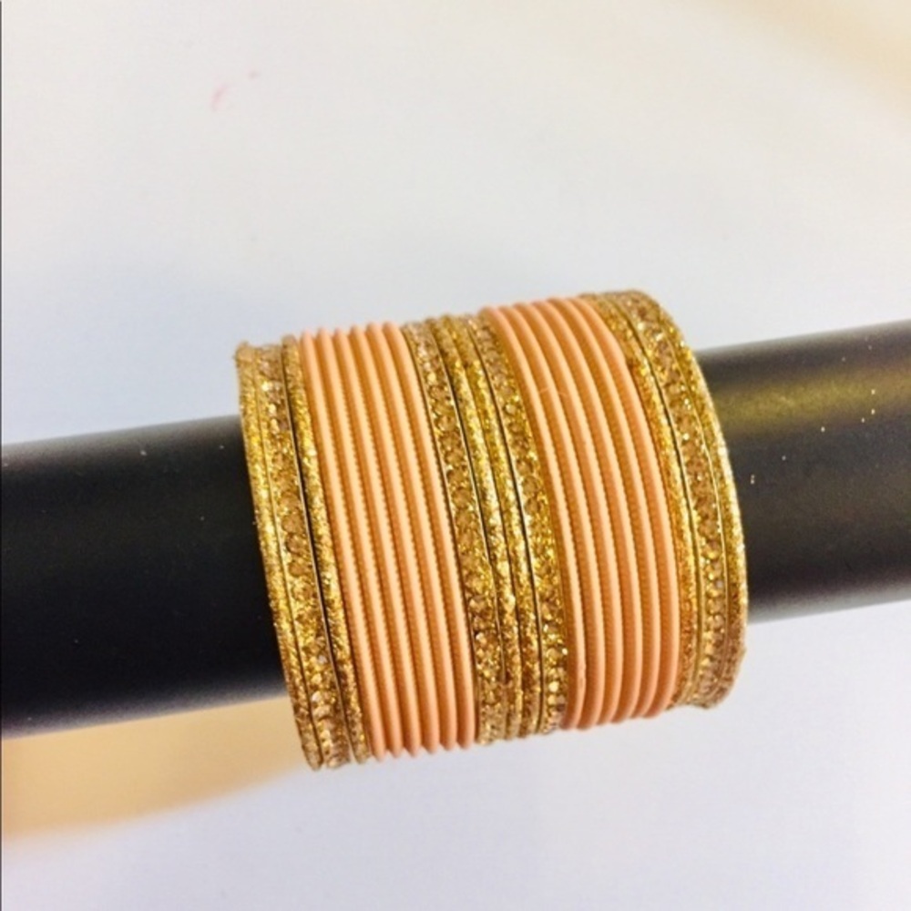 Indian Pakistani 22 pieces bangles set Ethnic Costume Jewelry